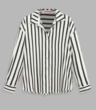 Load image into Gallery viewer, Silk Stripes Blouse