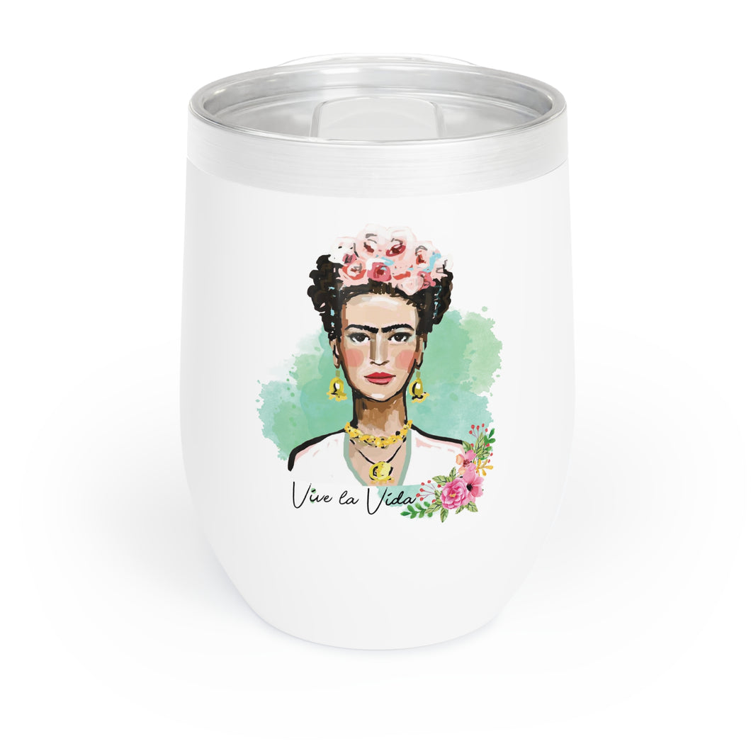 Frida  Kahlo Chill Wine Tumbler