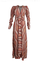 Load image into Gallery viewer, Ethnic V Neck Maxi Dress