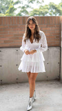 Load image into Gallery viewer, Ojalillo White Short Dress
