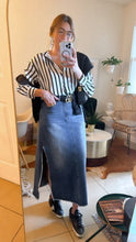 Load image into Gallery viewer, Denim Midi Skirt