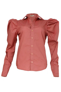 Solid Long Sleeve Blouse