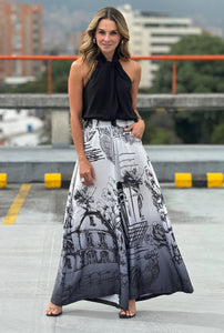 Black & White Palazzo Pants