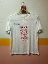Load image into Gallery viewer, Good Luck Cat T-shirt