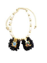 Load image into Gallery viewer, Pearls and Crystal Scapulars