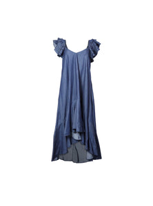 Ruffled Jean dress