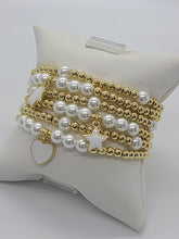Load image into Gallery viewer, Pearl gold bracelet