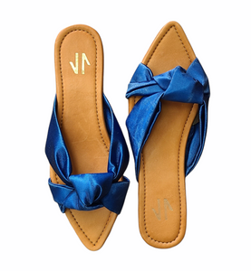 Flat Sandals Silvia Cobos Love Blue