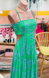 Summer Palm print dress